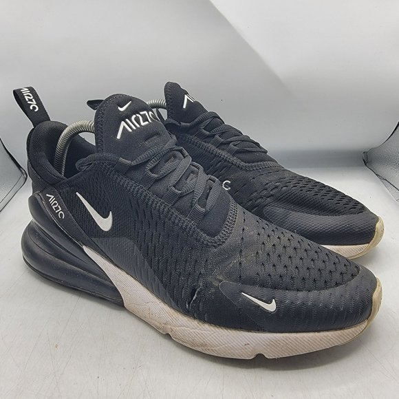Nike Air Max 270 Womens 11 Black White Shoes Athletic Sneakers AH6789-001
